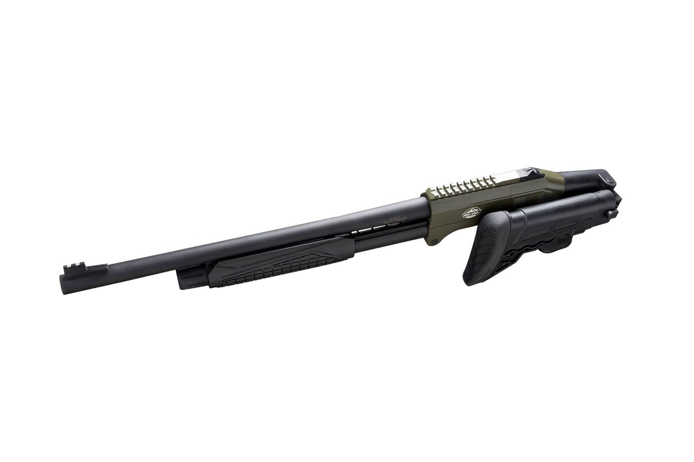 ROCK ISLAND ARMORY PK-12 Pak-Out Long 12-Gauge Pump-Action Shotgun with Folding Design